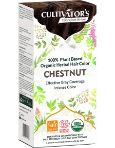Tinte orgánico Castaño Cultivator's 100 gr. Ecocert 2