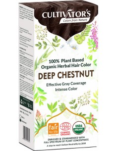 Tinte orgánico Castaño Oscuro Cultivator's 100 gr. Ecocert 2
