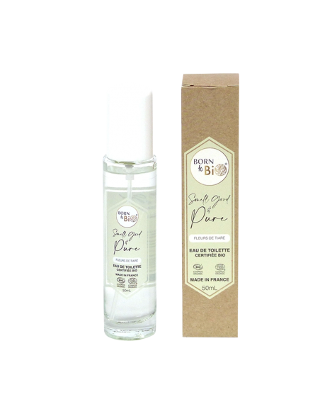 Eau De Toilette Flor de Tiaré Born To Bio 50 ml