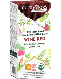 Tinte orgánico Burdeos Cultivator's 100 gr. Ecocert 2