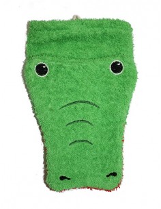 Manopla de algodón orgánico cocodrilo grande Fürnis