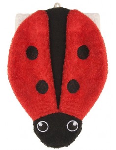 Manopla de algodón orgánico mariquita grande Fürnis