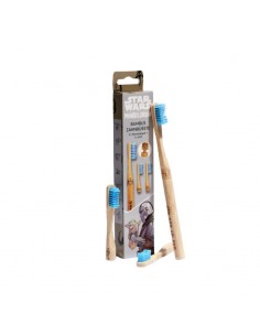 Cepillo de Dientes de Bambú Star Wars Mandalorian (3 recambios) Outdoor Freakz