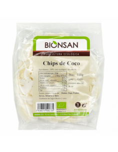 Chips de Coco Ecológicos 100gr Bionsan