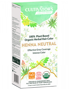 Tinte orgánico Henna Neutra - Platino Cultivator's 100 gr. Ecocert 2