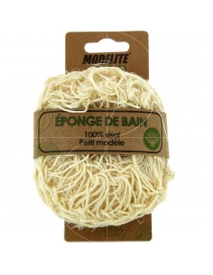 Esponja de baño 100% sisal, tamaño pequeño Modelite Nature