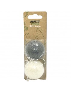 Esponja 100% Konjac x2 Modelite Nature